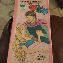 1967 Walt Disney sleeping beauty paper dolls