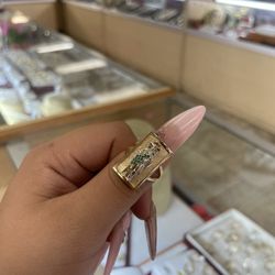 14k Gold San Judas Ring 