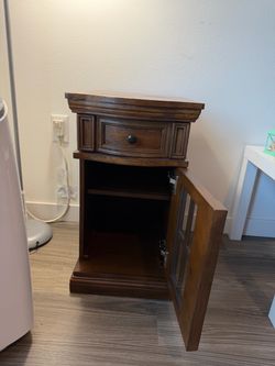 Wooden night stand