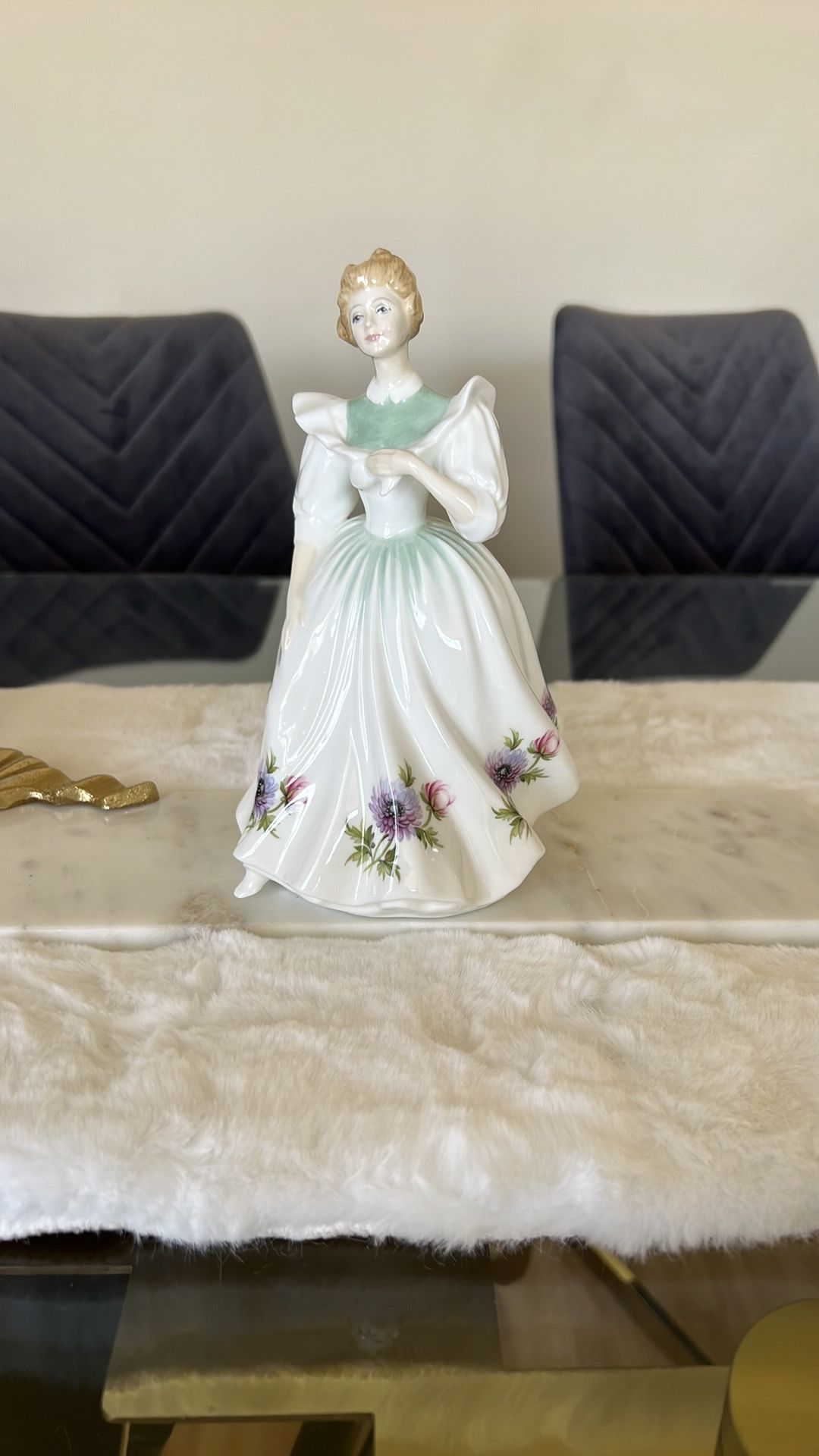 Royal Doulton Figure March Month Victorian HN 2707 Porcelain