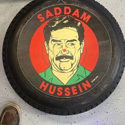 Vintage Saddam Hussein Dart Board