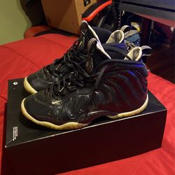 Nike, Foamposite 1, Black. Size 6.5