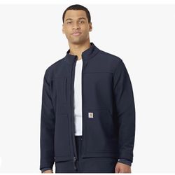Carhartt Scrubs C80023 Men's Rugged Flex Modern Fit Bonded Fleece Jack