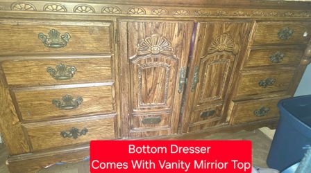 Antique Solid wood 2 peice dresser
