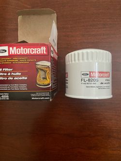 Motorcraft FL-820s oil filter new