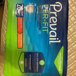 Prevail Disposable Underwear Medium 34 in - 46 in, PF-512, Extra, 20 Ct. I Have 6 Packs available.