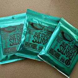 Ernie Ball Guitar Strings 12 Gauge (3) Packs 