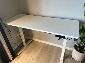Electric Standing Desk - White