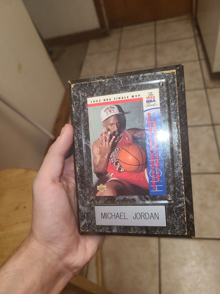 1993 NBA MVP Michael Jordan plaque