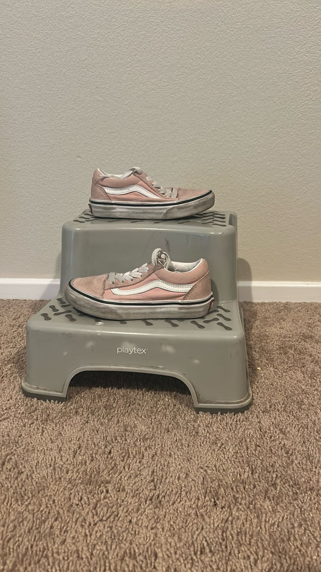 Girls Pink Vans Size 12.0 $15