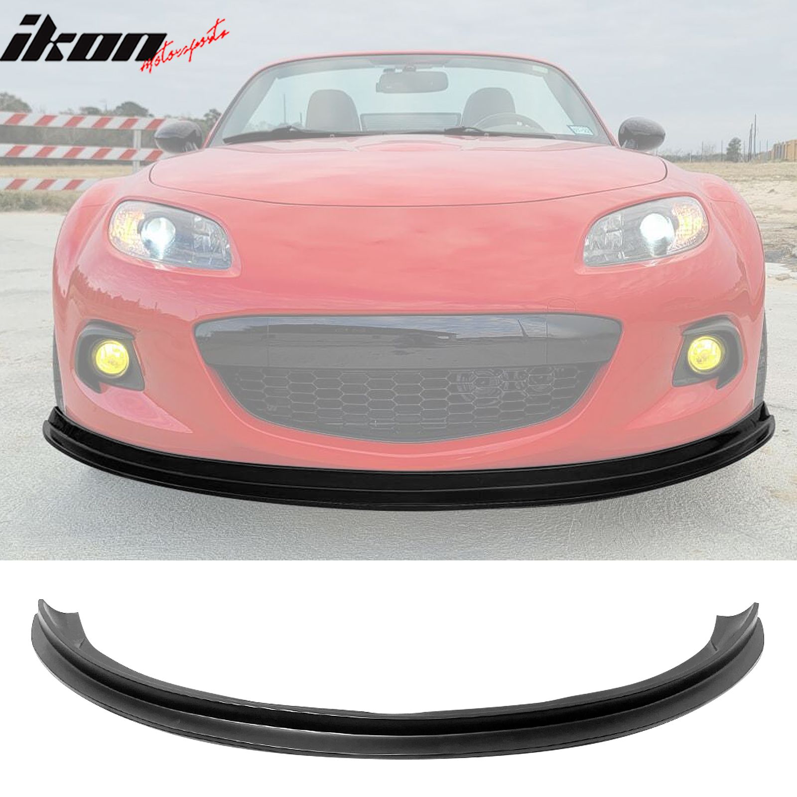 Fits 2013-2015 Mazda MX-5 Miata Unpainted Front Bumper Lip Spoiler Guard MDA Style