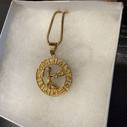 Gold plated Zodiac Necklace