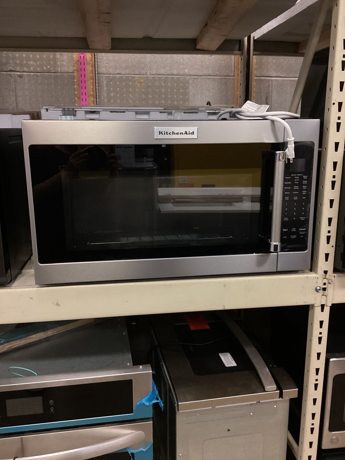 KitchenAid Over The Range Microwave With Sensor Cooking