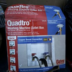 Quadtro Washing Machine Outlet Box
