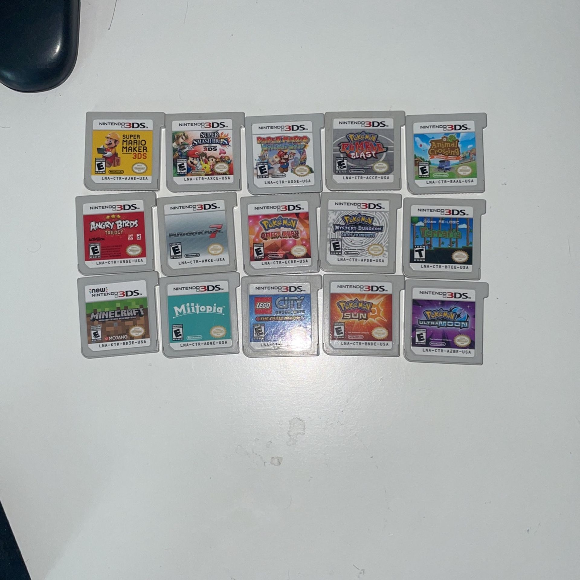 Nintendo 3DS Game Lot