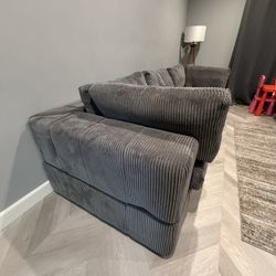 Corduroy sofa