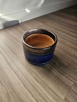 Small Glazed Ceramic Planter