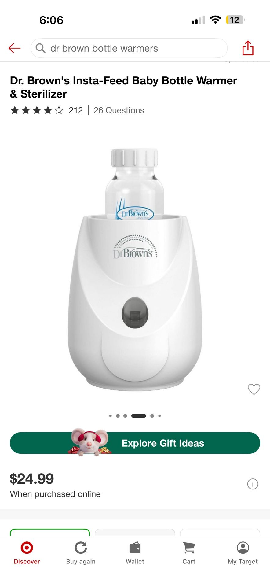 Dr Brown Bottle Warmer