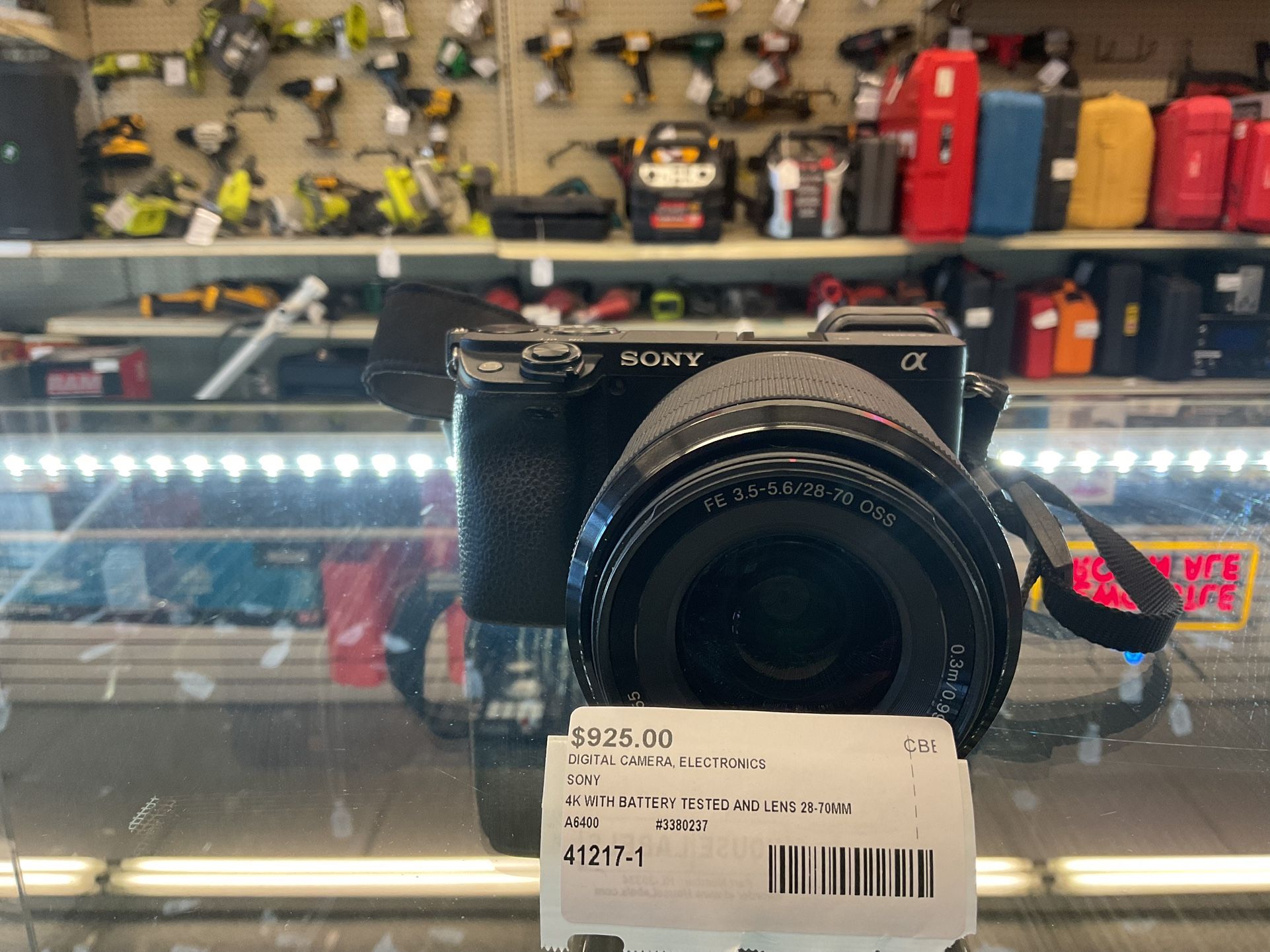 Sony A6400 4k Digital Camera 41217-2