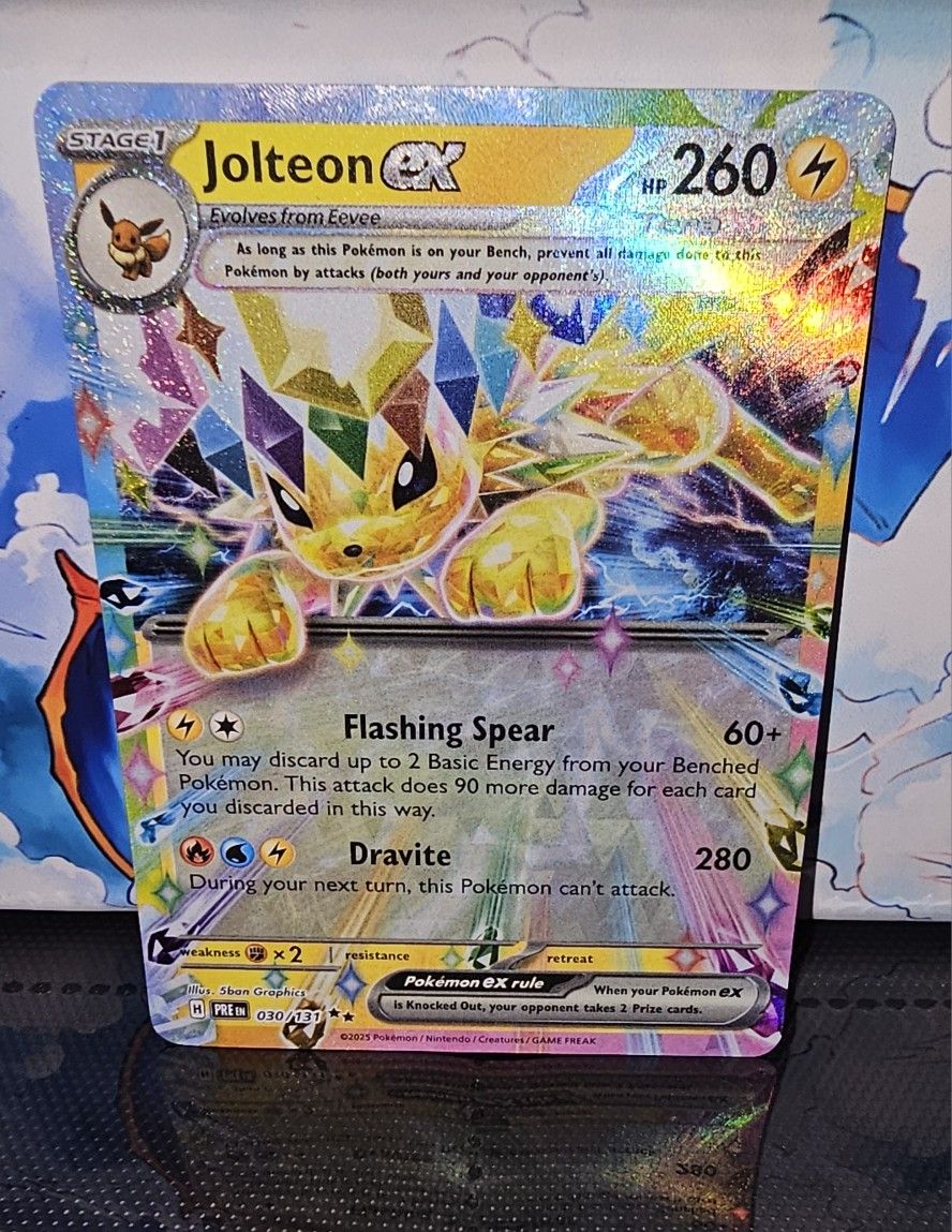Jolteon Lovers EX holofoil bundle (pokemon tcg)