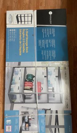 Whalen- 5 Shelf Storage Rack