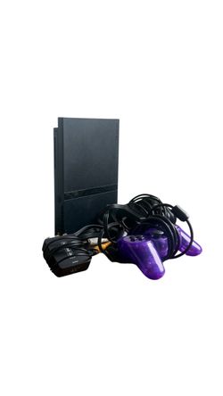 PlayStation 2 Slim Bundle with Power cables, AV & HDMI setup, and Controller (TESTED)