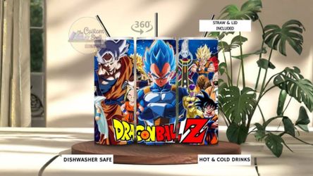 Super Vegeta 20 Oz Stainless Steel Tumbler (READ DESCRIPTION)