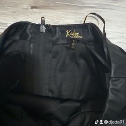 Women Black Faux Fur Jacket & Mini Skirt Set – Kaylee Collection (Size S)