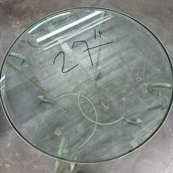 Vintage Glass Table