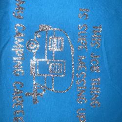 Camping shirt.  Sparkle Vinyl 