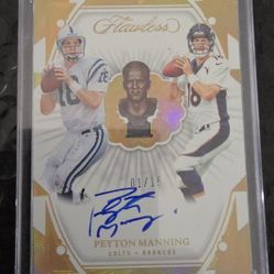 01/15 AUTO 2024 Panini Flawless Peyton Manning Career Progressions SUPER RARE!!