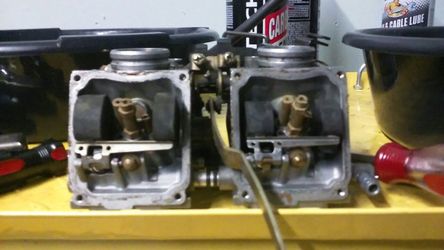 Motorcycle carb clean