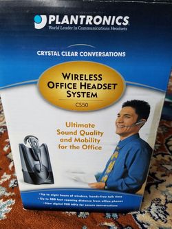 Brand new Plantronics CS50 900 MHz Wireless Office Headset System