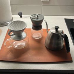 Hario Grinder and Pour Over Set
