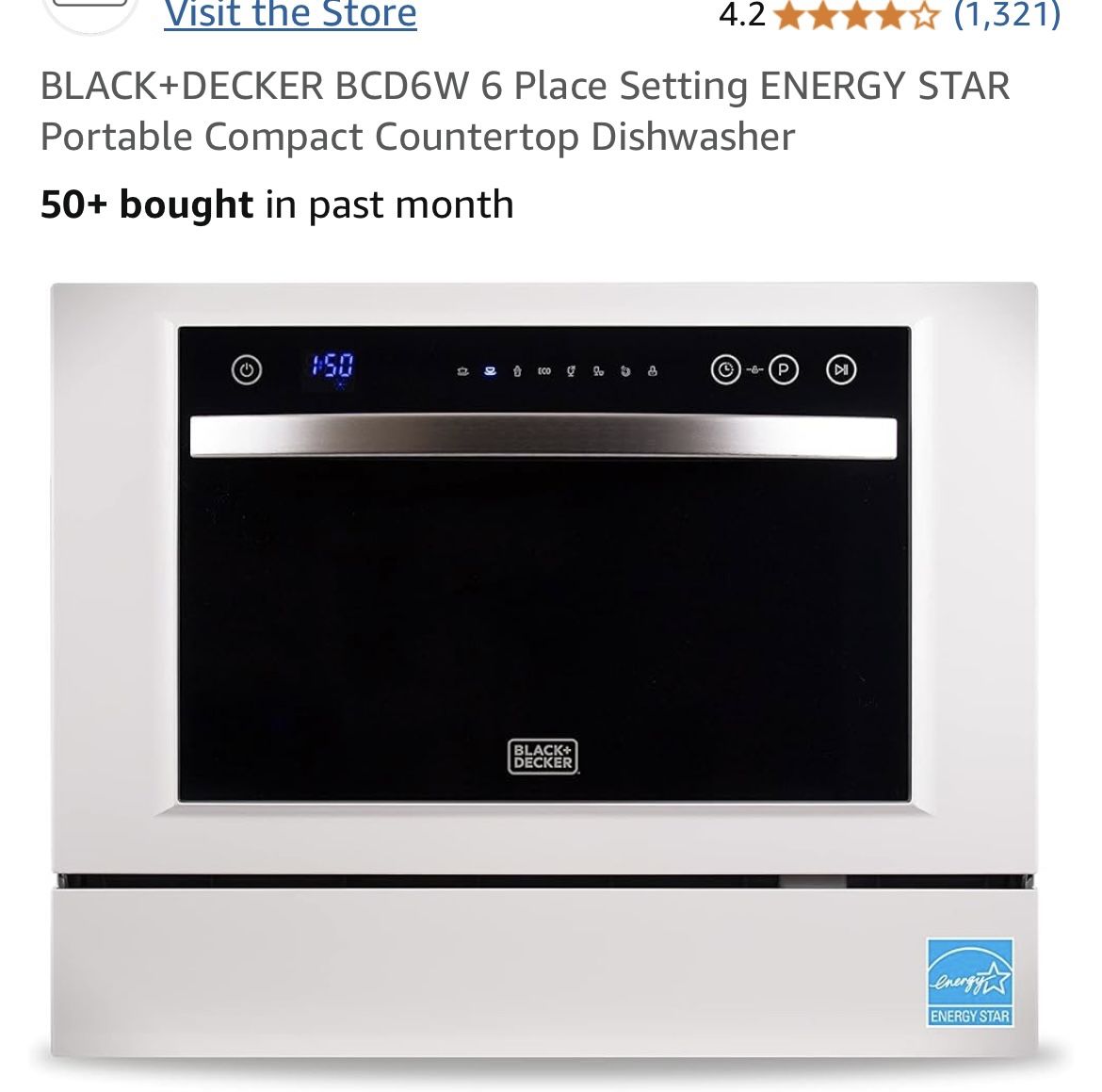 Portable Compact Countertop Dishwasher