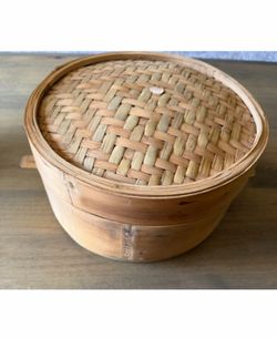 Vintage Bamboo Steamer