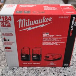 Milwaukee M12 Battery & Charger 