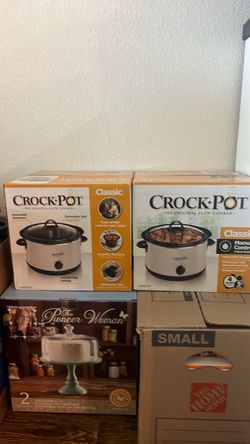 2 crockpot classic slow cookers