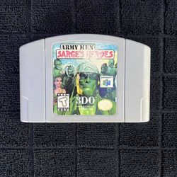 Army Men Sarge's Heroes Compatible N64 Cartridge 