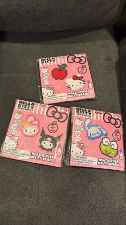 Sanrio hello kitty melts beads diy keychains