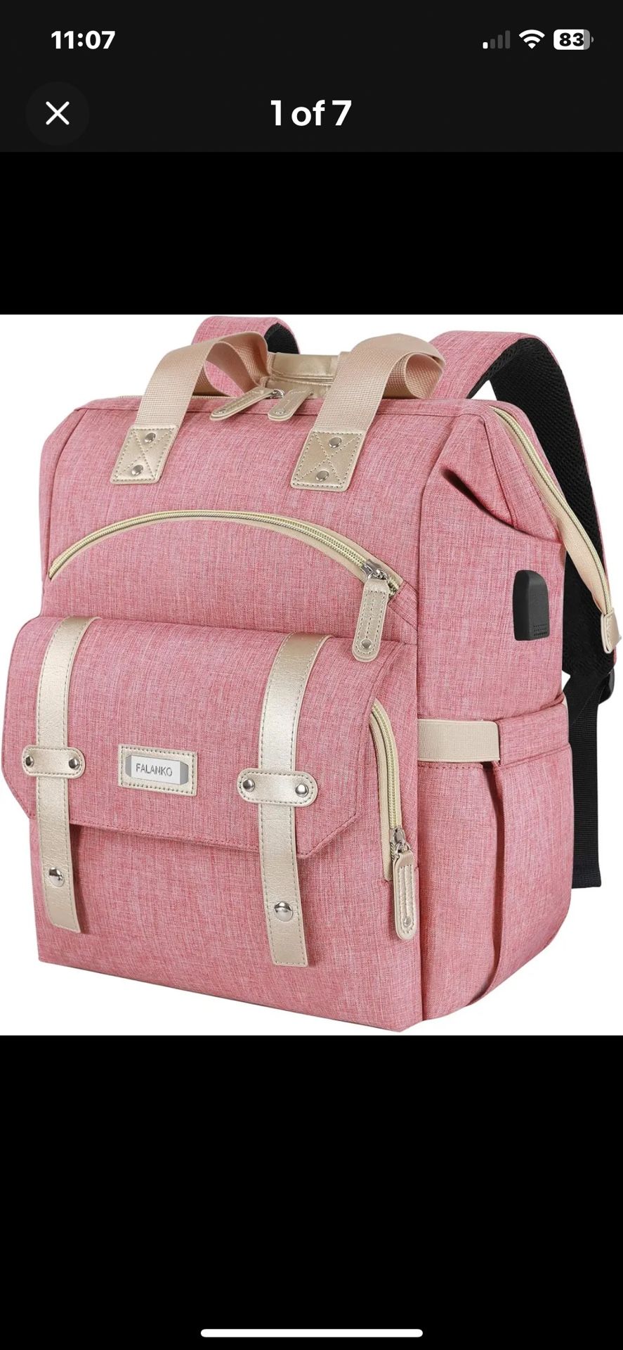 Falanko Pink backpack 