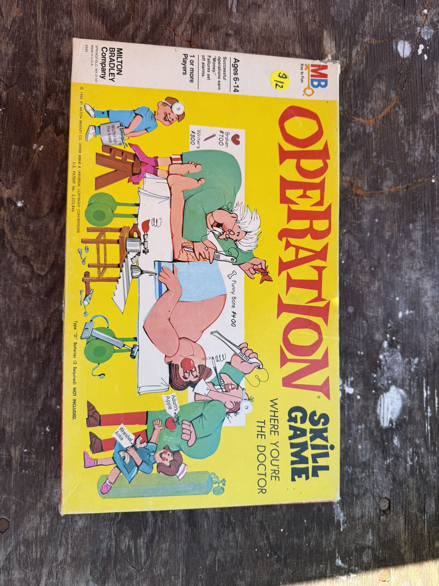 Operation Skill Game - Ages 6-14