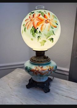 Fostoria glass lamp