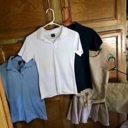 Girls size 10/12 school uniforms