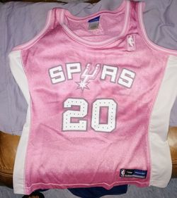 Reebok NBA San Antonio Spurs #20 Pink Jersey