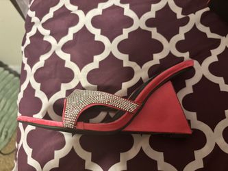 Fashion Nova Pink Wedges Size 10