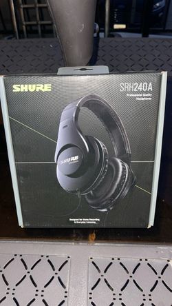 Shure SRH240A Professional Closed-Back Headphones - New