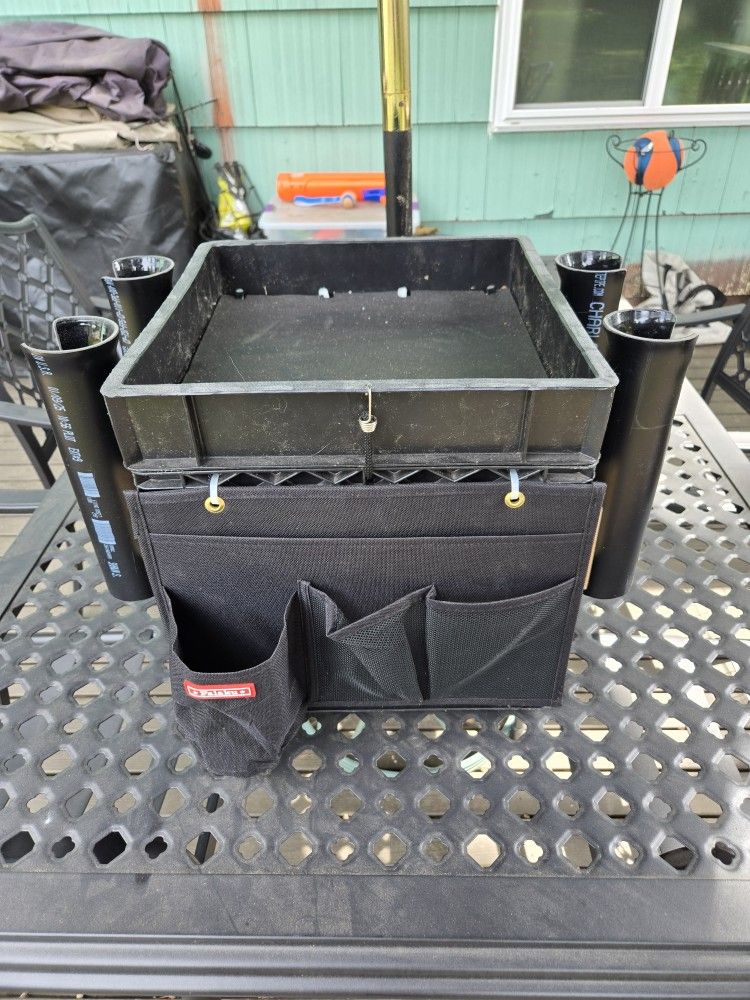 Kayak Storage/Rod Holder Crate