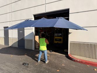 13ft Blue Umbrella