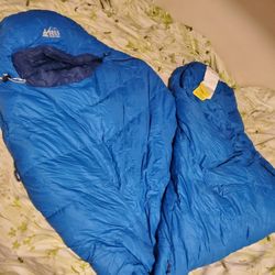 REI co-op Radiant 19° duck down mummy sleeping bag